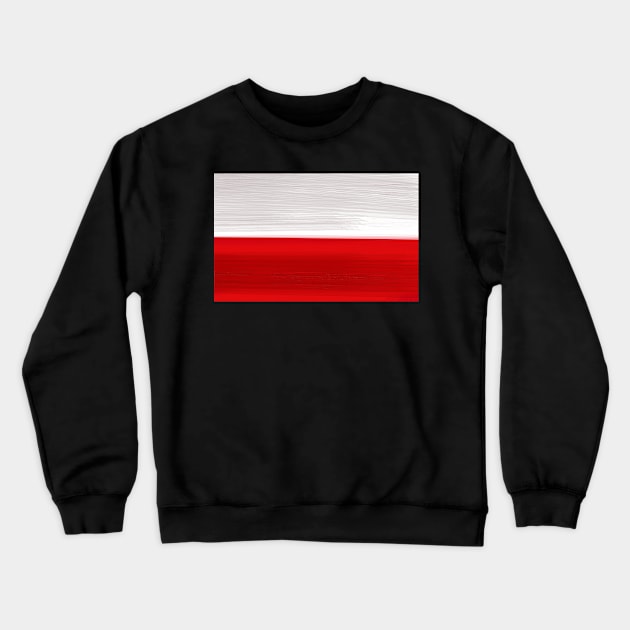 Poland Flag Crewneck Sweatshirt by Dojaja